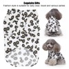 Daisy Print Dog Shirt Soft Breathable Flexible Pet T Shirt