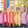 SSKHE Set di 12 Boas in piume colorate con aletta
