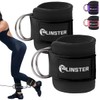 LINSTER Ankle Straps for Cable Machine (Pair) Adjustable fit Comfort