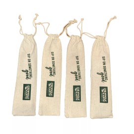 Unbranded Stainless Steel Metal Drinking Straw Set -Lot Of 4-20oz  & Under-Stocking Stuff