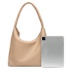 Slouchy PU Leather Hobo Bags Women Trendy Underarm Shoulder Bag