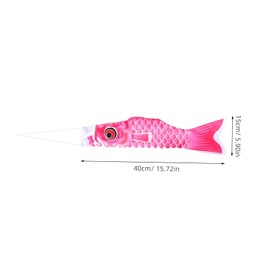 Abaodam 3pcs Koi Fish Windsock Decorative Streamer Japanese Theme Outdoor Hanging Flag for Gardens Patios and Yards Weather Resistant Cloth for Festivals and Home Decor