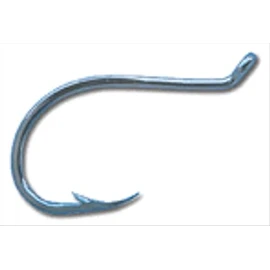 Mustad Classic Extra Strong Reversed Point Forged Turned Up Eye Octopus/Beak Hook (Pack of 8), Black, 5/0