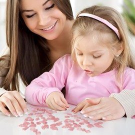 31 inches Chip Stone Loose Gemstones Beads Drilled Strand for Jewelry Making (Pink Quartz)