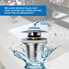 kör4u Design Pop Up Valve Chrome 1 1/4 Inch Universal