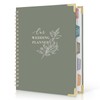 Wedding Planner Book and Organizer, Bridal Planning Binder with Tabs&Pocket