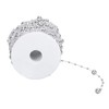 1 Roll Pearl Beads Chain Artificial Pearl Strand Trim String