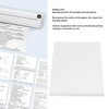 Papel Térmico Plegable Cara, Papel de impresora térmica A4, papel