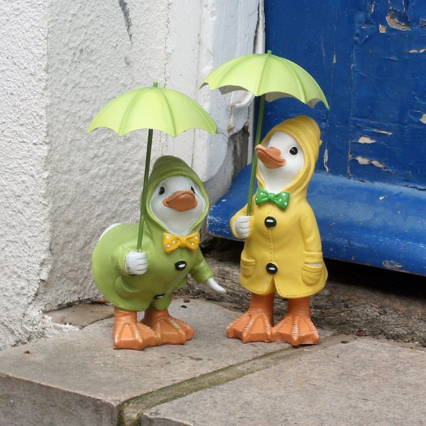 Dilly and Dally Garden Ducks, garden ornaments, Pair of Ducks,
