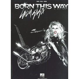 LADY GAGA BORN THIS WAY PIANO VOCAL GUITAR SHEET MUSIC SONG BOOK NEW
