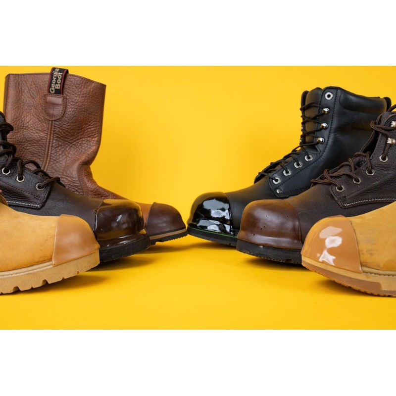 Tuff Toe Boot Protector - Black Boot Covers 2 Pack,