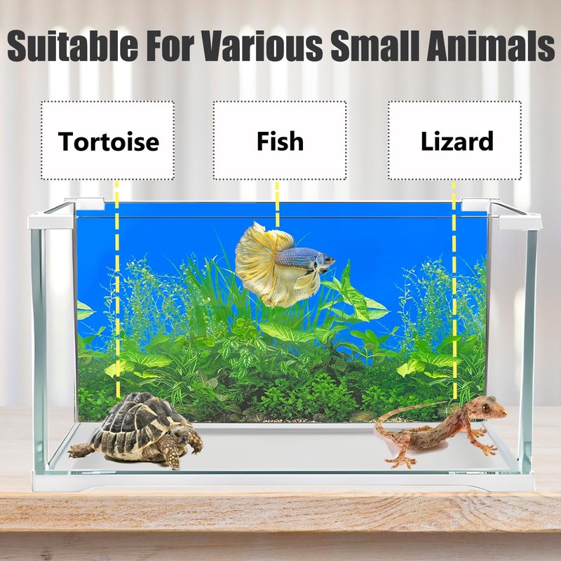 XCNO Fish Backgrounds Paper Double Sides Undersea Aquarium Background Poster