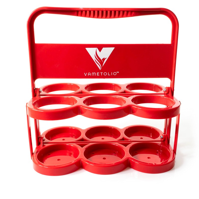 WIRRA Milk Bottle Holder - Drink Carrier - Foldable Plastic