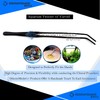 OdontoMed2011 12 inch Long Aquarium Tweezers Stainless Steel Curved Tweezers