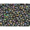 100pcs Faceted Fire Polished Pressed Czech Glass Beads 3mm (0.12in),