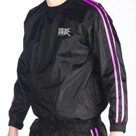 RAD - Traje de sauna para hombres y mujeres (mediano a 6XL) para bajar de peso y quemar grasa, Rosado, 3X-Large