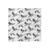Lunarable Geese Head Scarf, Flying Animals with Wings, Hair Wrap,