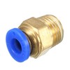 Sourcingmap Air Compressor 1/4PT Male Thread to 6mm Hole Dia