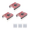 DiGiYes 3Pcs Stepper Motor Driver Module with Heat Sink Compatible