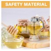 Acrylic Honey Dispenser with Honeycomb Pattern, No Drip Design
