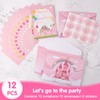 12 x Invitation Cards Children's Birthday Girl German Invitation Cards