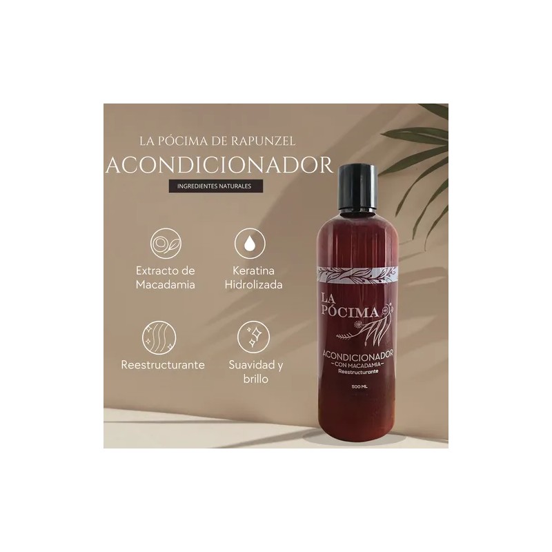 Acondicionador Reestructurante 500ml La Pócima De Rapunzel