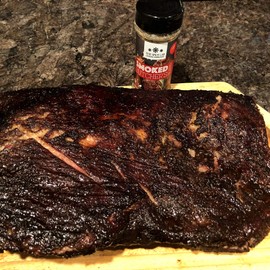 The Spice Lab Smoked Salt & Pepper Butcher’s Blend - Kosher & All-Natural Butcher Craft Brisket Seasoning - Smoky Butchers BBQ Rub for Beef, Pork & Chicken - 5.9 oz Shaker 3 Pack - Non-GMO - 7169