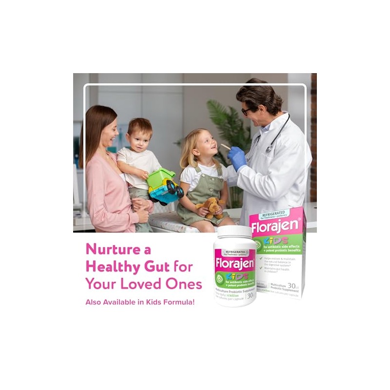 Florajen 3 Probiotic Supplements, 30 Count by Florajen