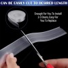 Treela Swing Doors Bathroom Seal 108 Inch Shower Door Strip