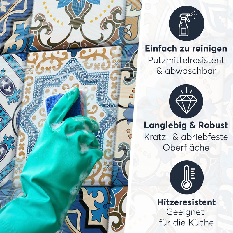 creatisto Tile Stickers for Kitchen Splashback and Great Decorations for