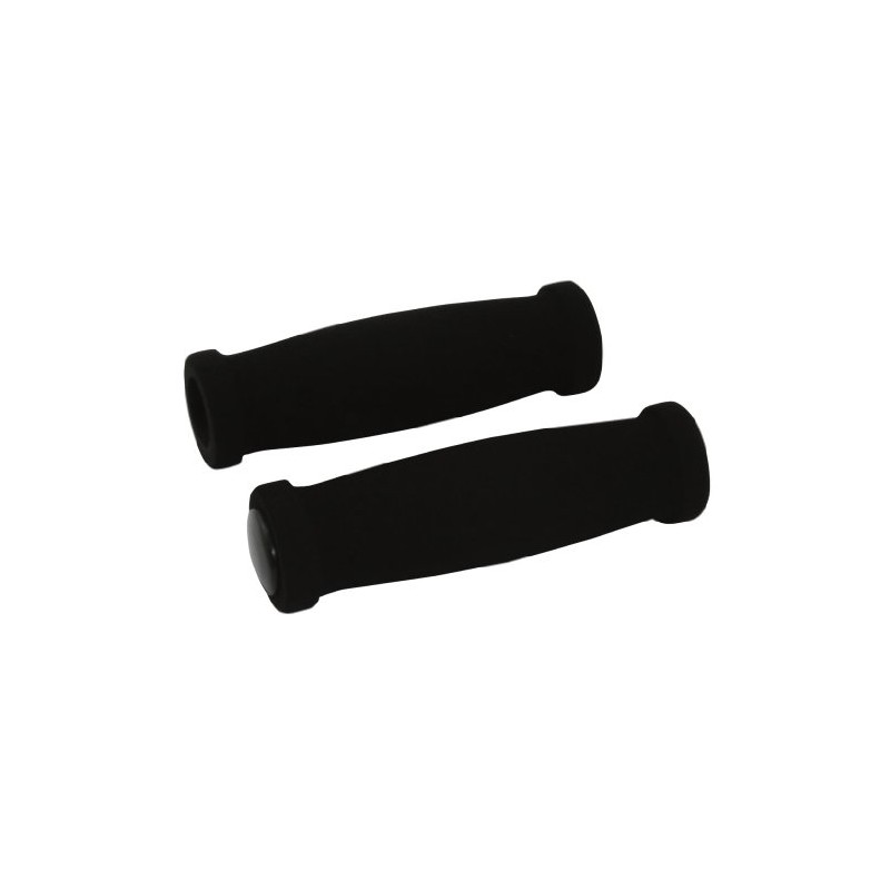 PAIR OF BLACK FOAM GRIPS