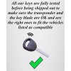 Bartolete Keys 2 Transponder Car Key For 2014 2015 2016
