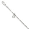 Saris and Things 925 Sterling Silver 2mm Polished Shell Chain