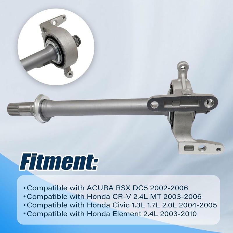 XQSMWF 44500-SCV-A00 44500-S6M-N00 CV Intermediate Shaft Fit for Honda CR-V