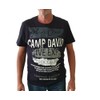 Camp David Men's T-Shirt with Label Print, deep sea