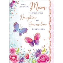 Regal Publishing Mother's Day Card Mum From Daughter & Sister In Law - 10 x 7 inches