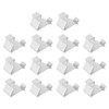 sourcing map 14pcs Cabinet Shelf Clips Steels Adjustable Shelf Bracket