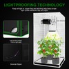 MELONFARM 4x2 Grow Tent, 48"x24"x60'' High Reflective 600D Diamond Mylar