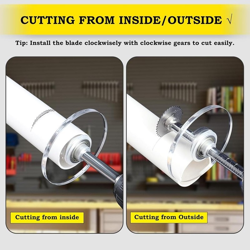 Blisfulhoks Inside Pipe Cutter for PVC Pipe Cutter Tool, Cutter