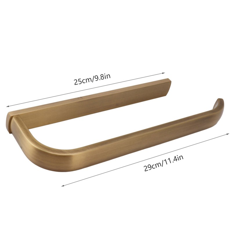 Wall Mounted Towel Rack Stainless Steel Retro Style Space Saving
