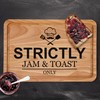 Jam & Toast Chopping Board, Funny Gifts Fathers Day, New