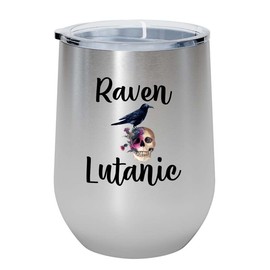 Bird Lover Silver Edition Wine Tumbler 12oz - Rven lutanic - Hummingbird Nest Cage Parrot Dad Gardening Outdoor Birdwatcher Feeder