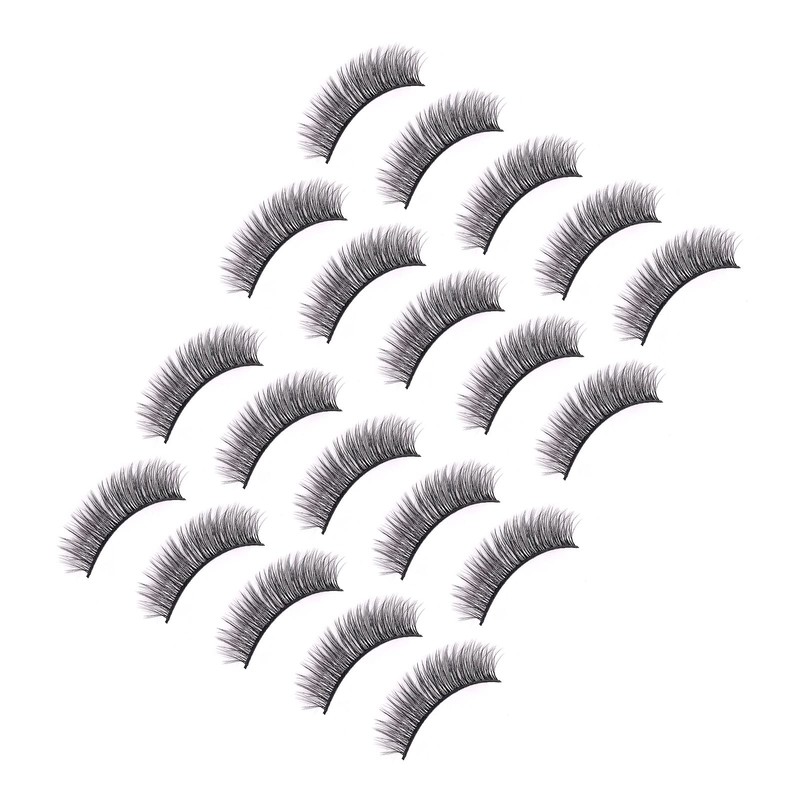 10 Pares de Extensiones de Pestañas, Kit de Pestañas Magnéticas,