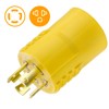 Generator Adapter Plug, 30 Amp to 20 Amp, NEMA L14-30P