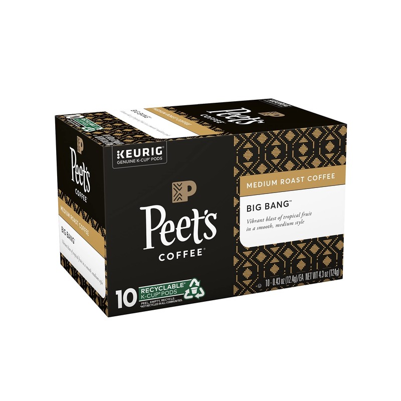 Peet's Coffee Big Bang K Cup Coffee Pods for Keurig