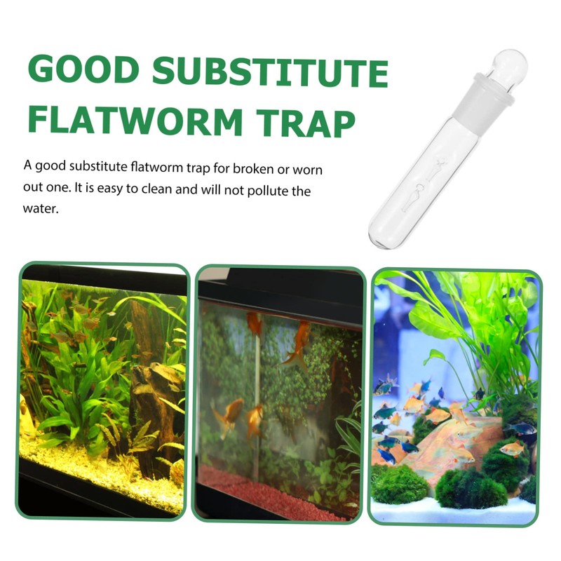 Hohopeti 2hole Fish Tank Catcher Trap for Aquariums Easy to