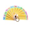 Llavero Didáctico de Tablas de Multiplicar, Material Educativo Lápiz Enmicado