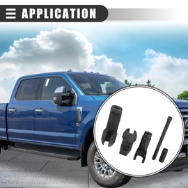 Motoforti Car Engine Fuel Injector Socket Set,Fuel Injector Removal Tool,for Ford 6.7L for Powerstroke Diesel F-250 2011-2018,Metal,Silver Tone