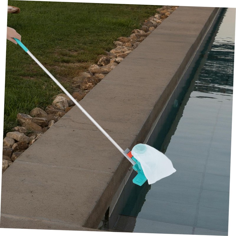 KONTONTY Versatile Pool Vacuum Long Pole Brush for Residential Commercial