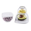 Zyliss E981052 Multi Function Food Keepers Storage Boxes, Plastic, Transparent,